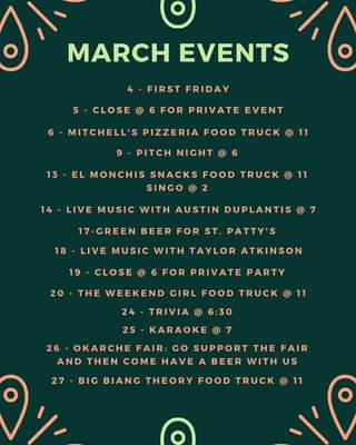 There are still a lot of great events coming up! #expedinturebrewery #okarchesol