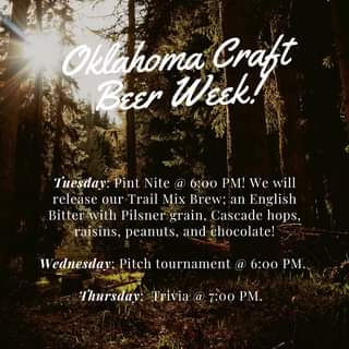 Come enjoy some Oklahoma Craft Beer Week events! #expedinturebrewery #okarchesol