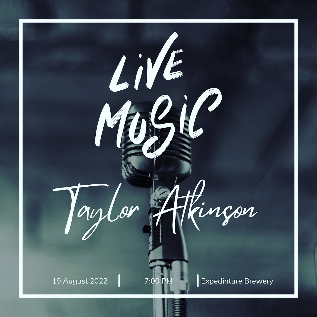 @tayloratkinsonmusic at the brewery at 7 tonight! #okarchesoldestbrewery #expedi